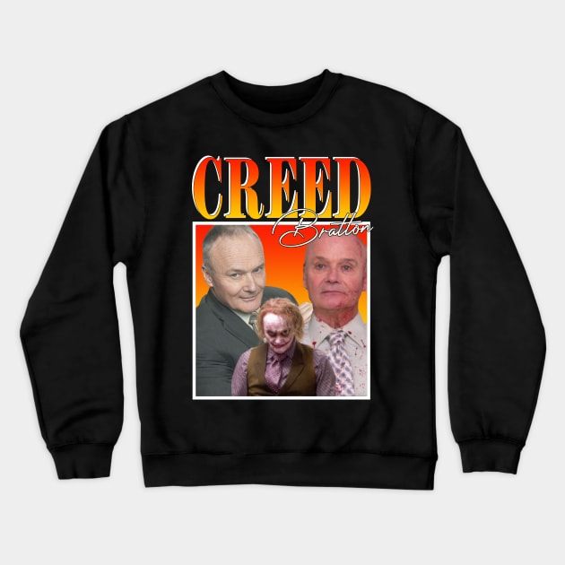 Creed Bratton Crewneck Sweatshirt by TeesBySilvia